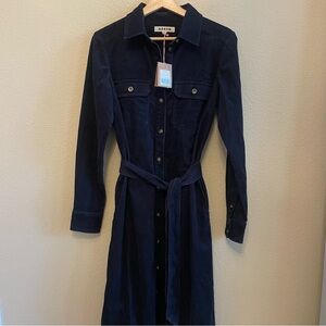 Boden Women's Blue Alba Cord Maxi NWT Size US 8